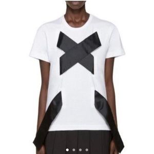 Comme des garçons white decorations T- Shirts